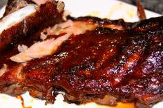 Costilla de cerdo con salsa barbacoa 