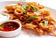 Calamares con suero de leche